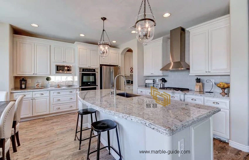 Moon White Granite Countertop for Kitchen Bathroom/Countertop/Vanity Wholesale Granite Slabs